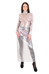 Morticia Dress Plastilicious Plastic Fetisch Wear