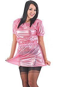PVC Tennis-Kleid Plastilicious Plastik Fetisch Kleidung